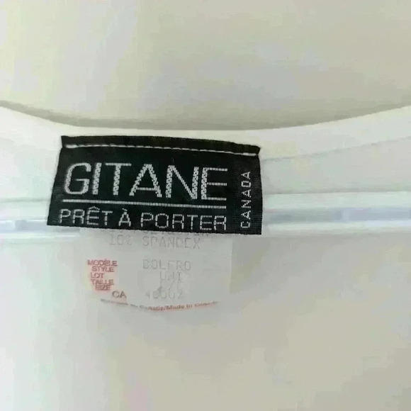 Made in Canada , Gitane Pret a porter, White, Bolero, size Large - Picture 3 of 5